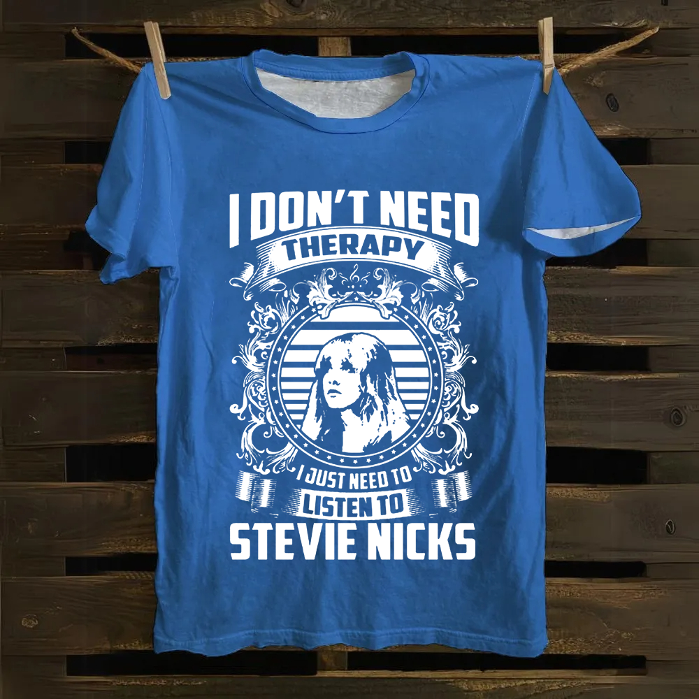 Unisex Vintage Stevie Nicks Singer Cotton T-Shirt