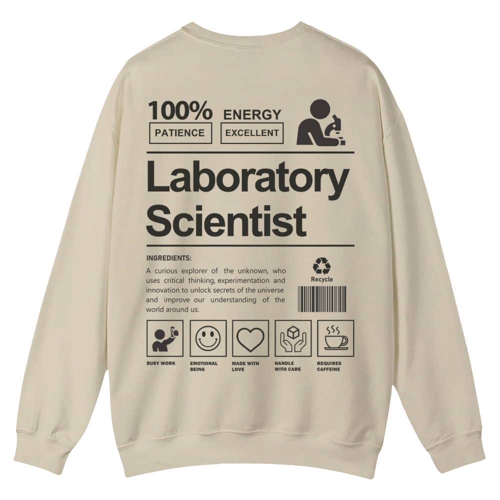 Laboratory Scientist Casual Crewneck Sweatshirt