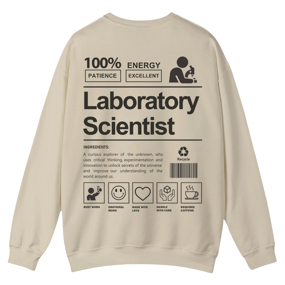 Laboratory Scientist Casual Crewneck Sweatshirt