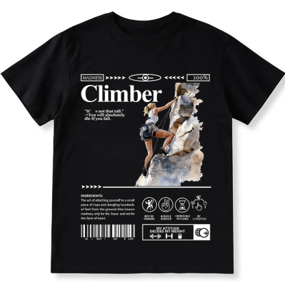 Climber Unisex Fit Cotton T-Shirt wearishow