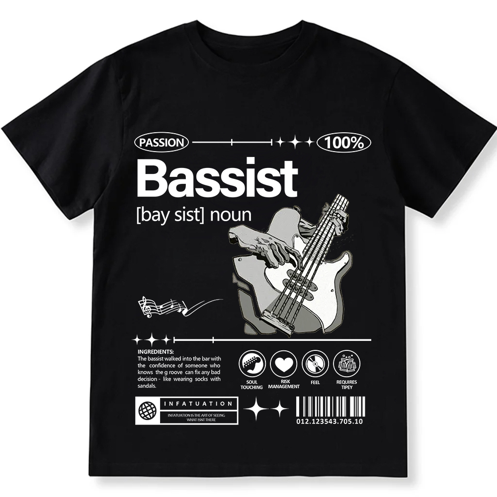 Bassist Unisex Fit Cotton T-Shirt wearishow