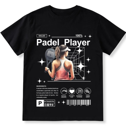 Padel Player Unisex Fit Cotton T-Shirt wearishow