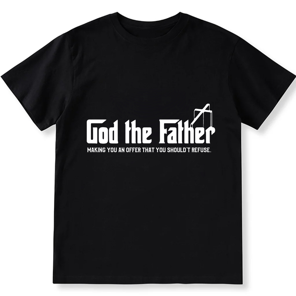 God The Father Christian Unisex Fit Cotton T-Shirt wearishow