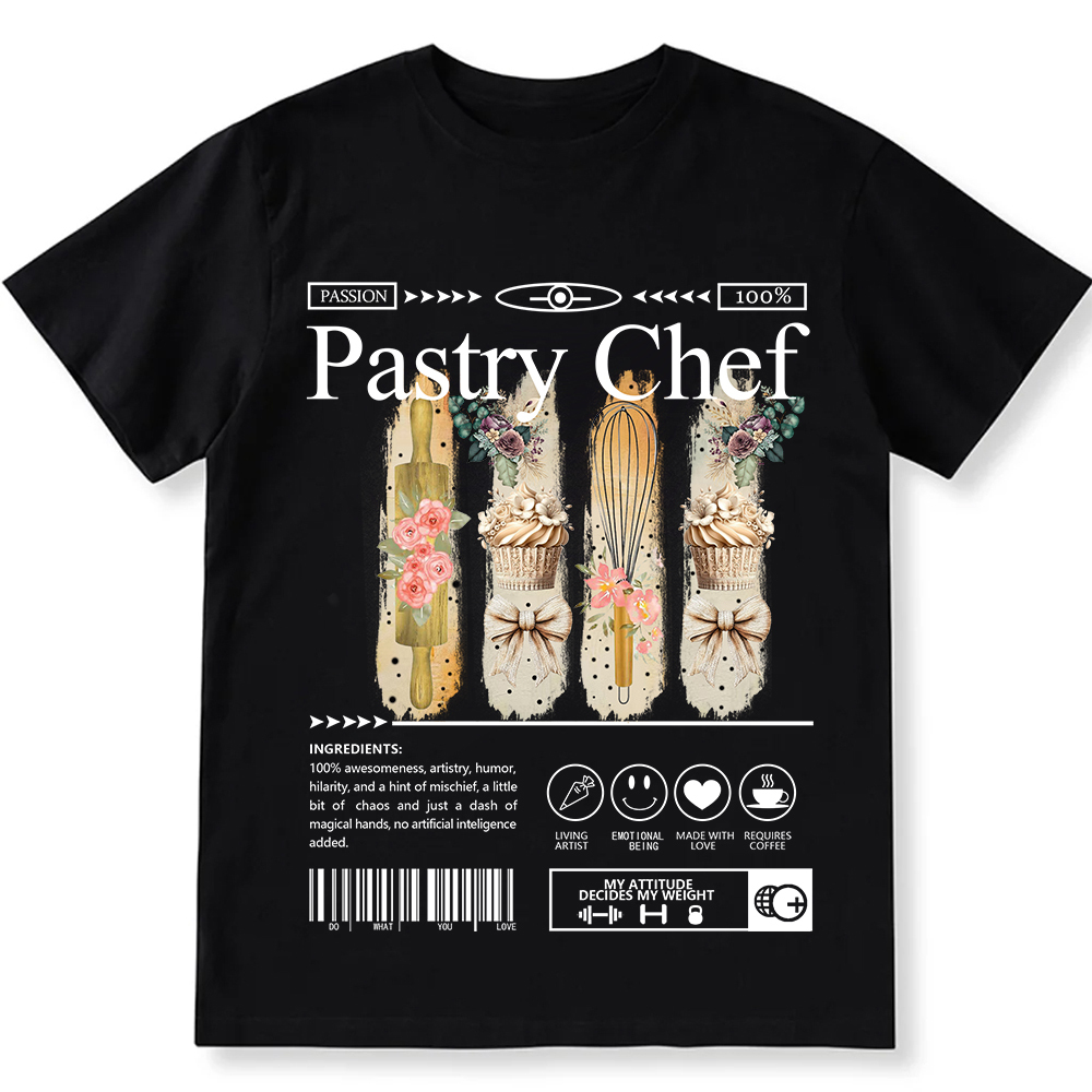 Pastry Chef Unisex Fit Cotton T-Shirt wearishow