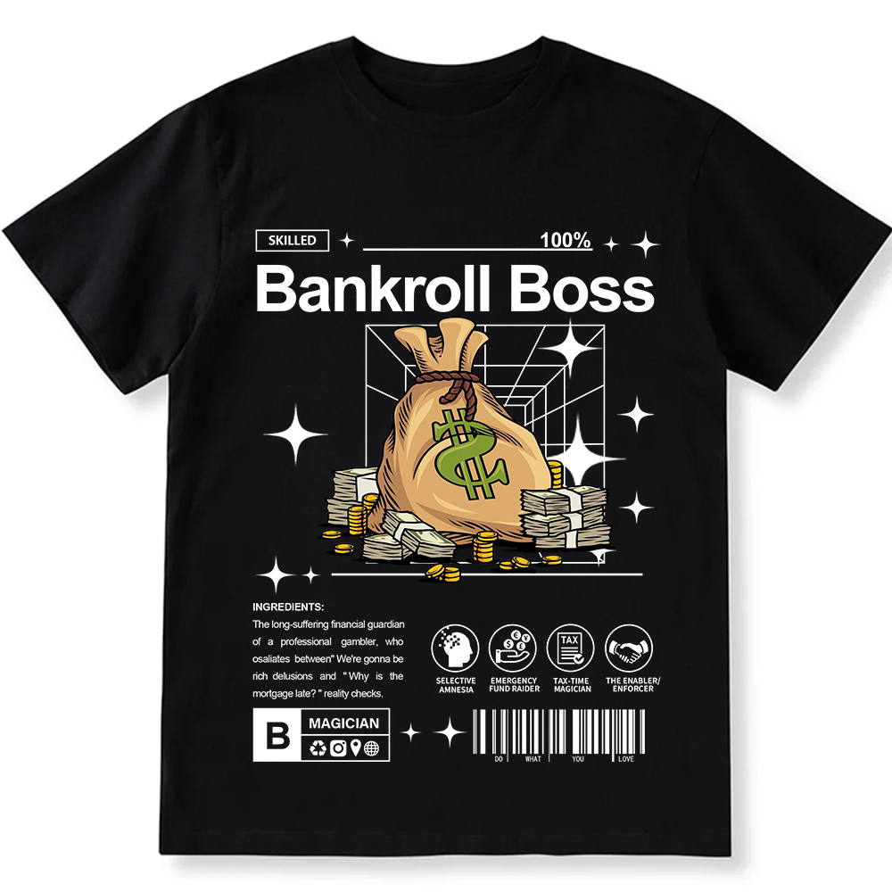 Bankroll Boss Unisex Fit Cotton T-Shirt wearishow