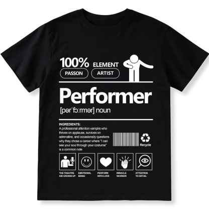 Performer Unisex Fit Cotton T-Shirt wearishow