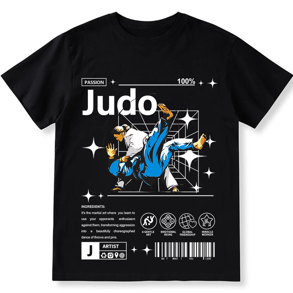 Judo Unisex Fit Cotton T-Shirt wearishow