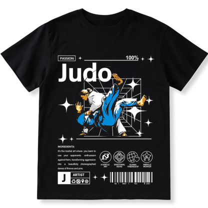 Judo Unisex Fit Cotton T-Shirt wearishow
