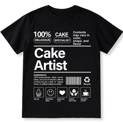 Cake Artist  Unisex Fit Cotton T-Shirt wearishow
