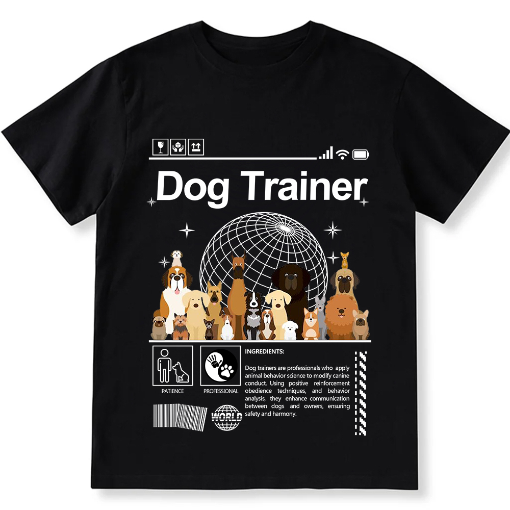 Dog Trainer Unisex Fit Cotton T-Shirt wearishow