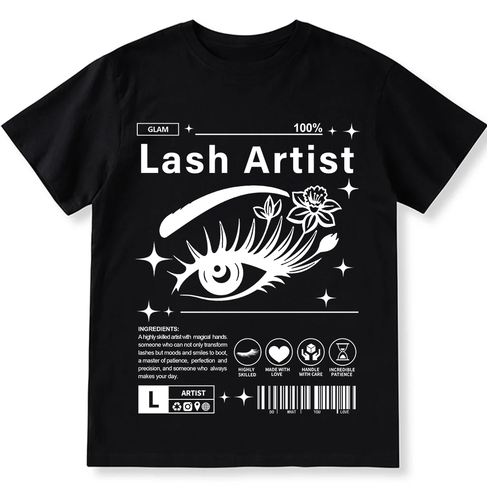 Lash Artist Unisex Fit Cotton T-Shirt wearishow