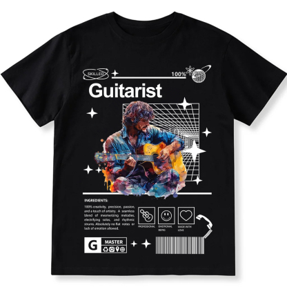 Guitarist Unisex Fit Cotton T-Shirt wearishow