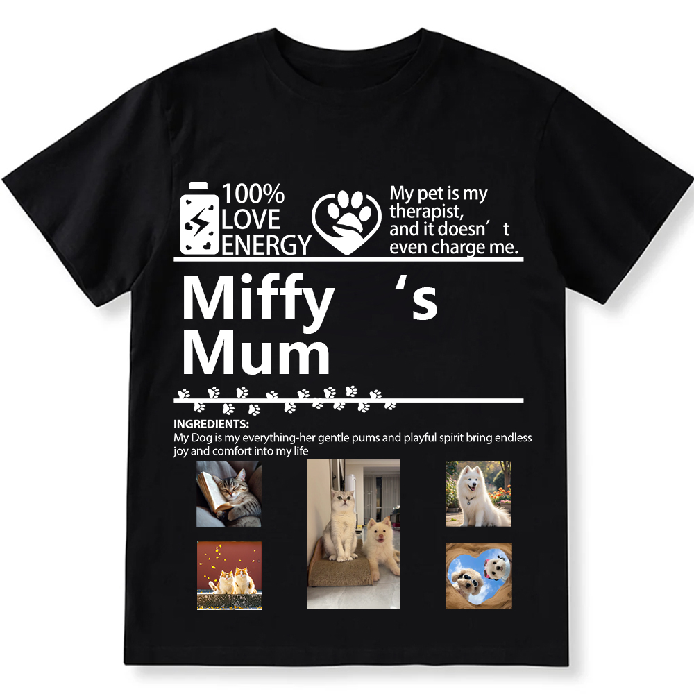 Pets Photos Creative Customized - Personalized Custom Unisex T-shirt