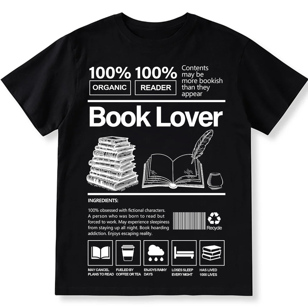 Book Lover Unisex Fit Cotton T-Shirt wearishow