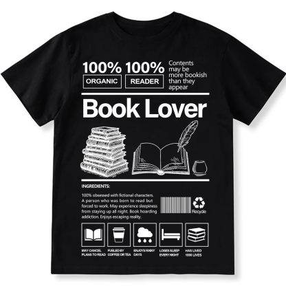 Book Lover Unisex Fit Cotton T-Shirt wearishow