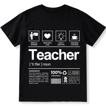 Teacher Unisex Fit Cotton T-Shirt wearishow