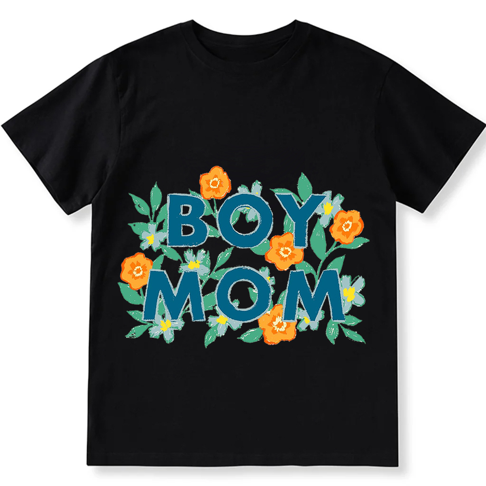 Boy Mom Unisex Fit Cotton T-Shirt wearishow