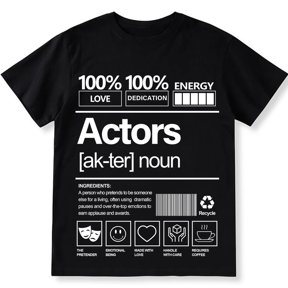 Actors Unisex Fit Cotton T-Shirt wearishow