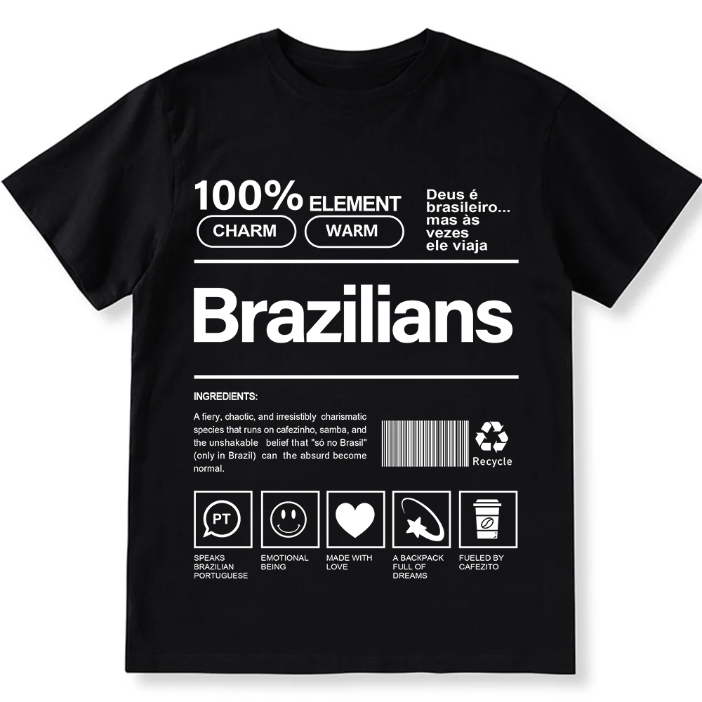 Brazilians Unisex Fit Cotton T-Shirt wearishow