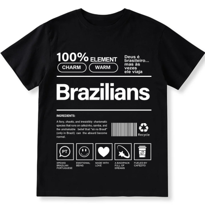 Brazilians Unisex Fit  Cotton T-Shirt wearishow