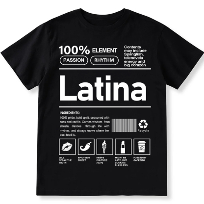 Latina Unisex Fit  Cotton T-Shirt wearishow