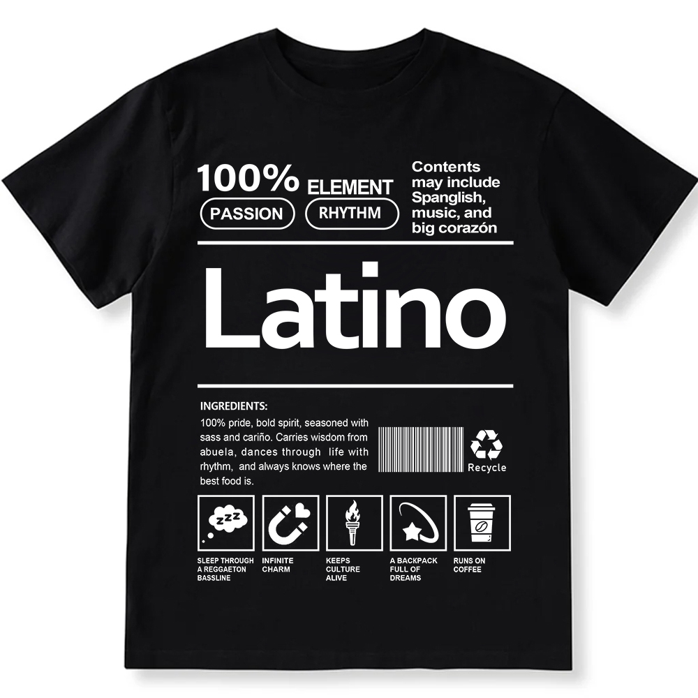 Latino Unisex Fit  Cotton T-Shirt wearishow