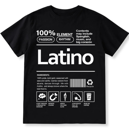 Latino Unisex Fit  Cotton T-Shirt wearishow