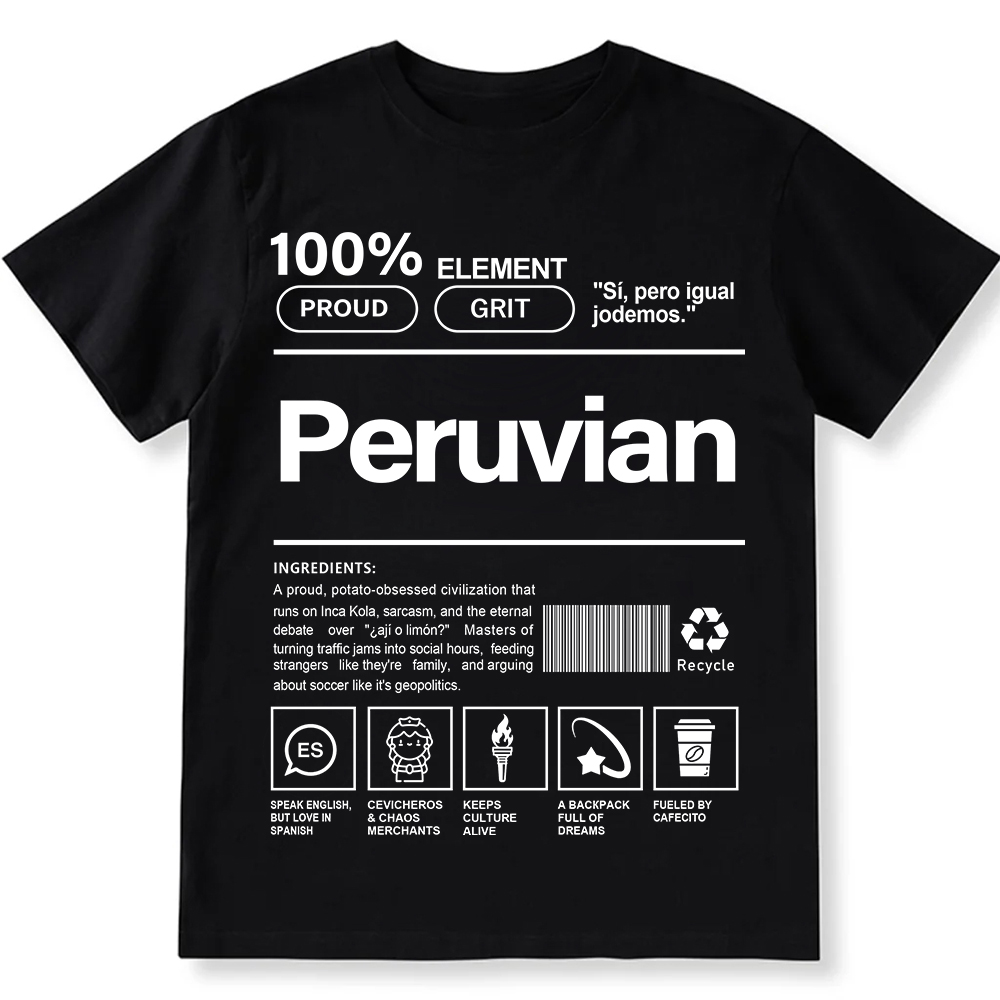 Peruvian Unisex Fit  Cotton T-Shirt wearishow