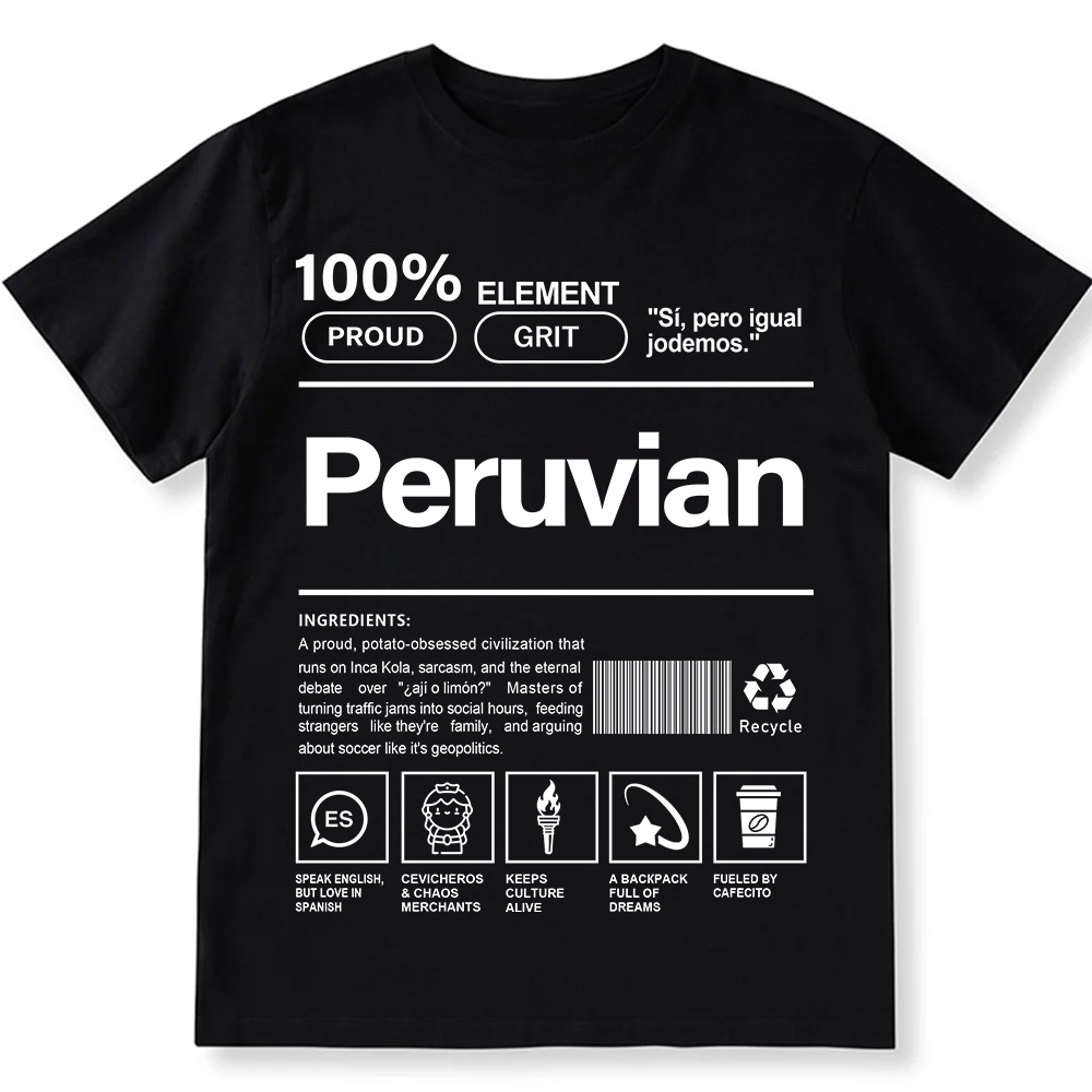 Peruvian Unisex Fit  Cotton T-Shirt wearishow