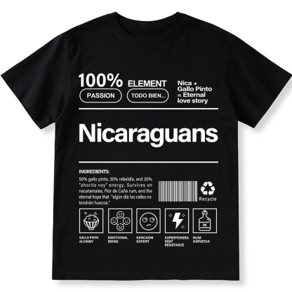 Nicaraguans Unisex Fit  Cotton T-Shirt wearishow