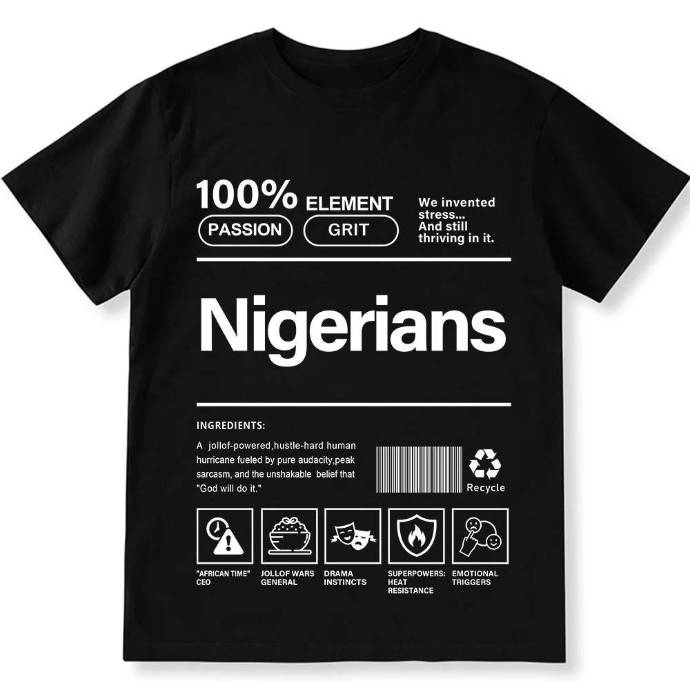 Nigerians Unisex Fit  Cotton T-Shirt wearishow