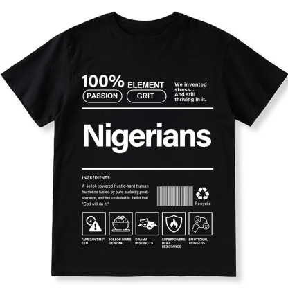 Nigerians Unisex Fit  Cotton T-Shirt wearishow