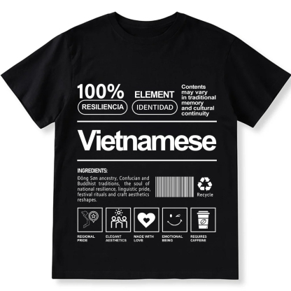 Vietnamese Unisex Fit  Cotton T-Shirt wearishow