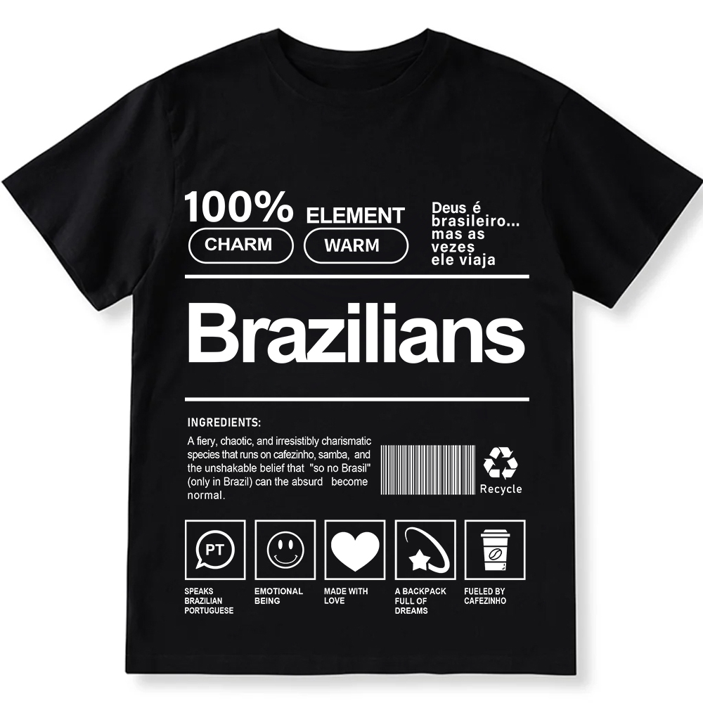 Brazilians Unisex Fit  Cotton T-Shirt wearishow