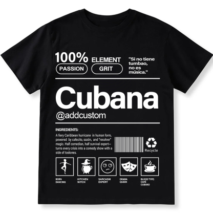 Cubana Addcustom Unisex Fit  Cotton T-Shirt wearishow