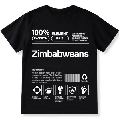 Zimbabweans Unisex Fit  Cotton T-Shirt wearishow