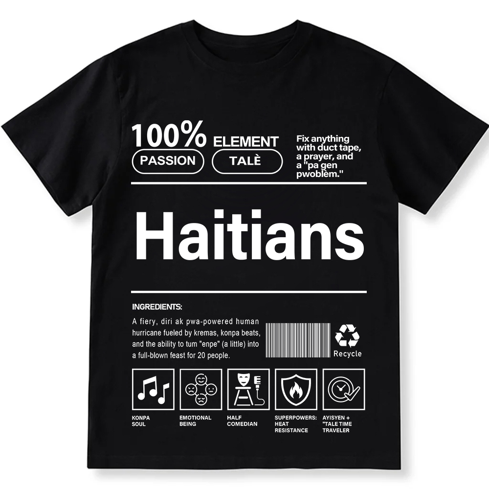 Haitians Unisex Fit  Cotton T-Shirt wearishow