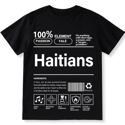 Haitians Unisex Fit  Cotton T-Shirt wearishow