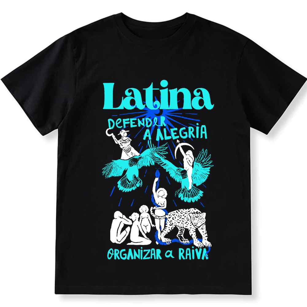 Latina Unisex Fit  Cotton T-Shirt wearishow