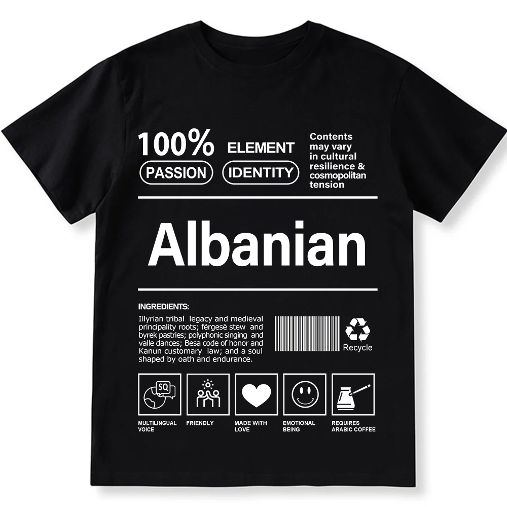 Albanian Unisex Fit  Cotton T-Shirt wearishow
