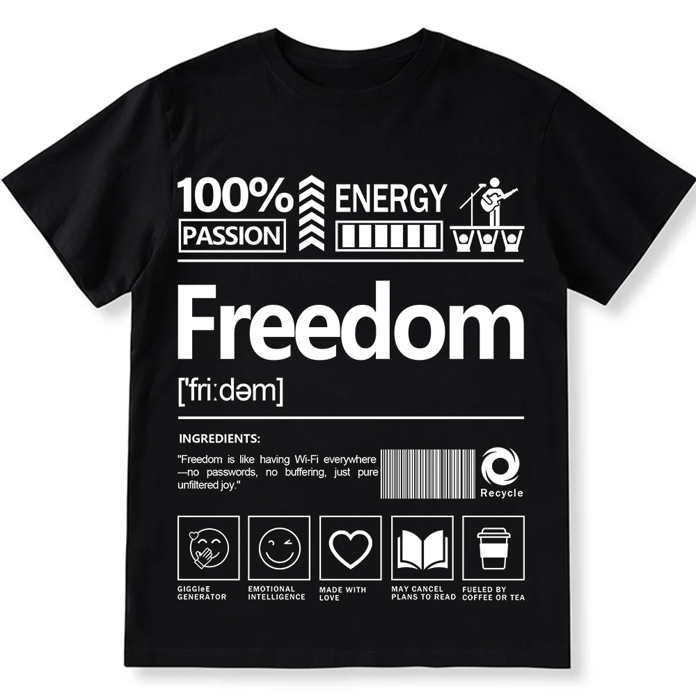 Freedom Unisex Fit T-Shirt wearishow