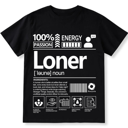 Loner Unisex Fit T-Shirt wearishow
