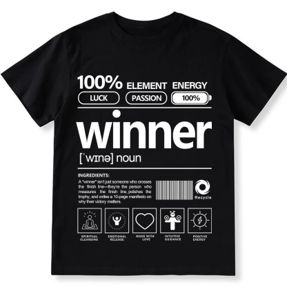 Winner Unisex Fit Cotton T-Shirt wearishow