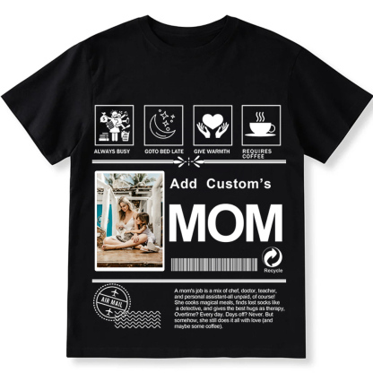 MOM Custom Unisex Fit Cotton T-Shirt wearishow