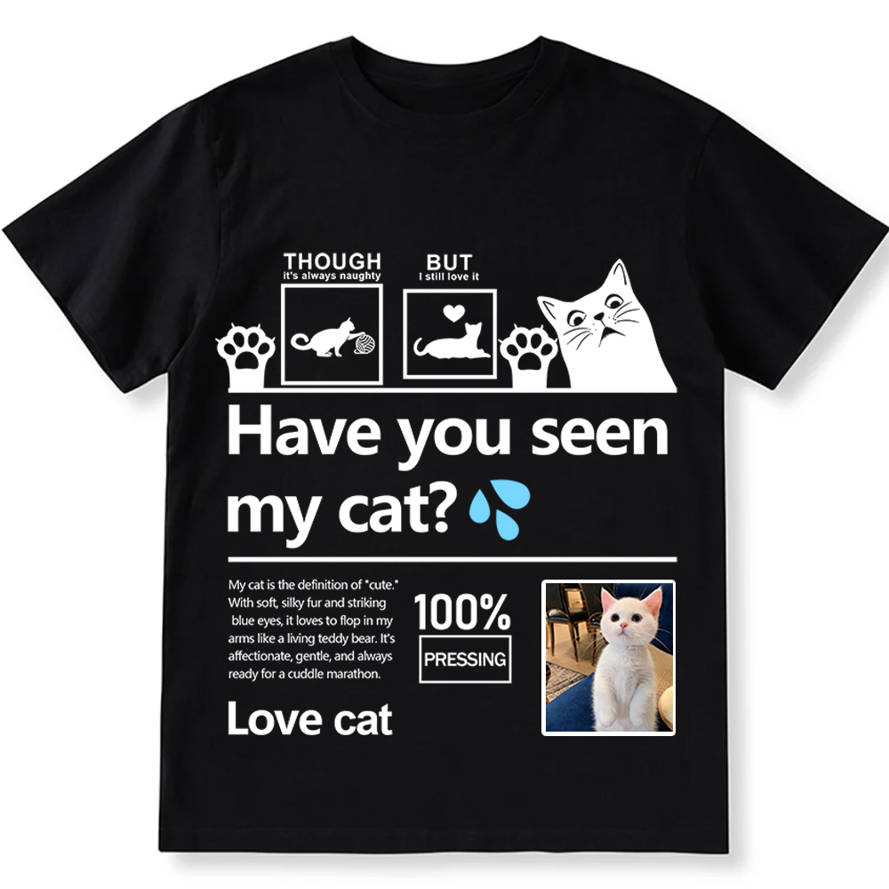 Cat Trick Customized Unisex Fit Cotton T-Shirt wearishow