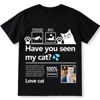 Cat Trick Customized Unisex Fit Cotton T-Shirt wearishow