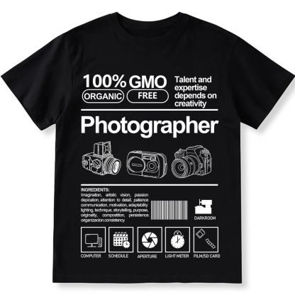 Photographer Unisex Fit Cotton T-Shirt wearishow