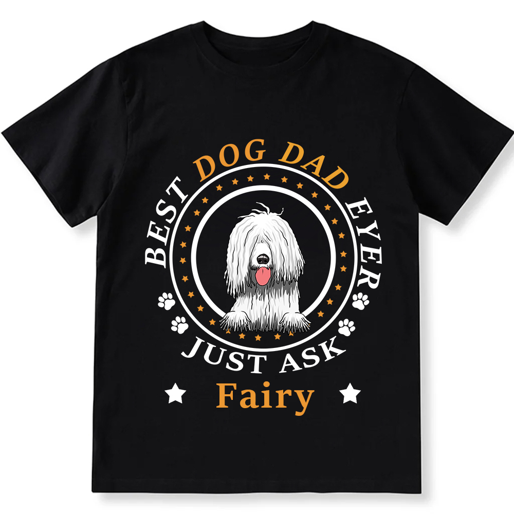 Best Dog Dad/Dog Mum Circle   - Personalized Custom Unisex T-shirt