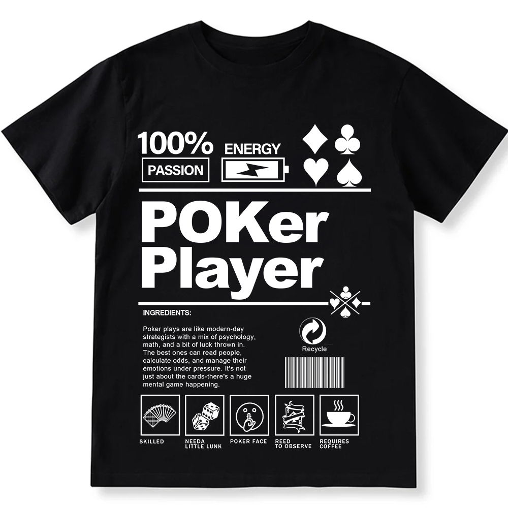 Poker Player Unisex Fit Cotton T-Shirt wearishow