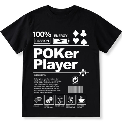 Poker Player Unisex Fit Cotton T-Shirt wearishow